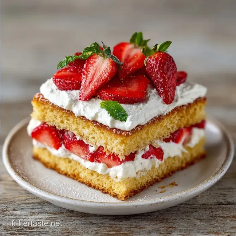 Recette Fraisier D&eacute;butant : Mascarpone et Fraises