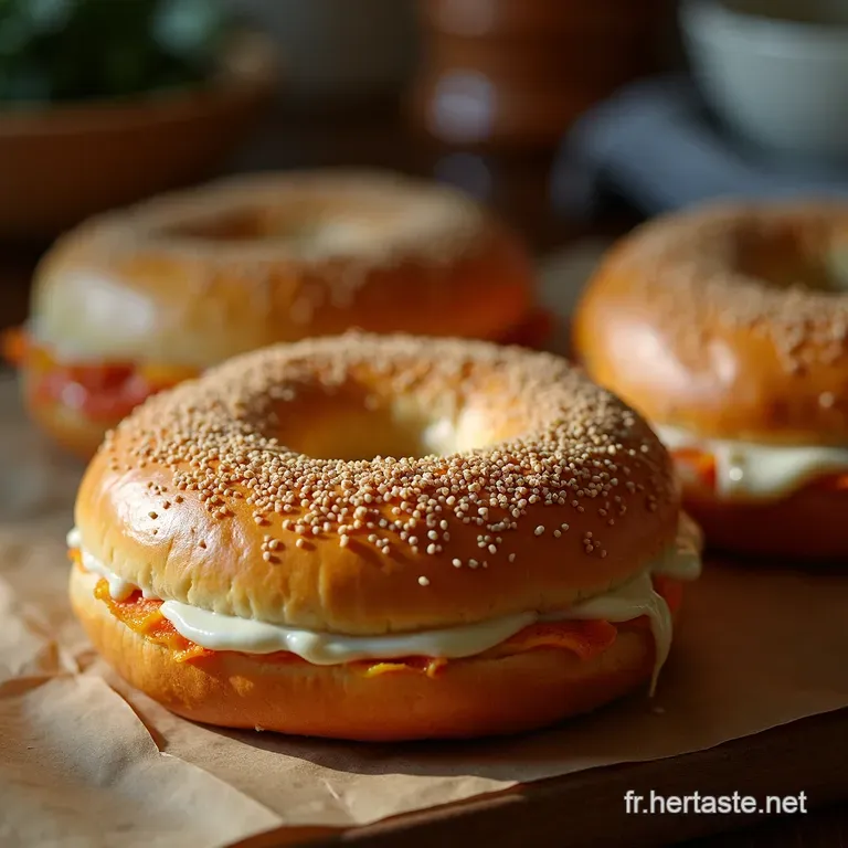 Recette Les Bagels Maison Tout Compris Le Classique Newyorkais &Agrave; La Maison presentation