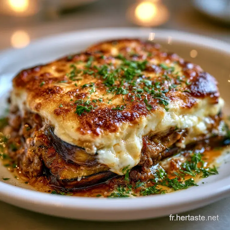 Moussaka Facile: Traditionnelle et Fondante