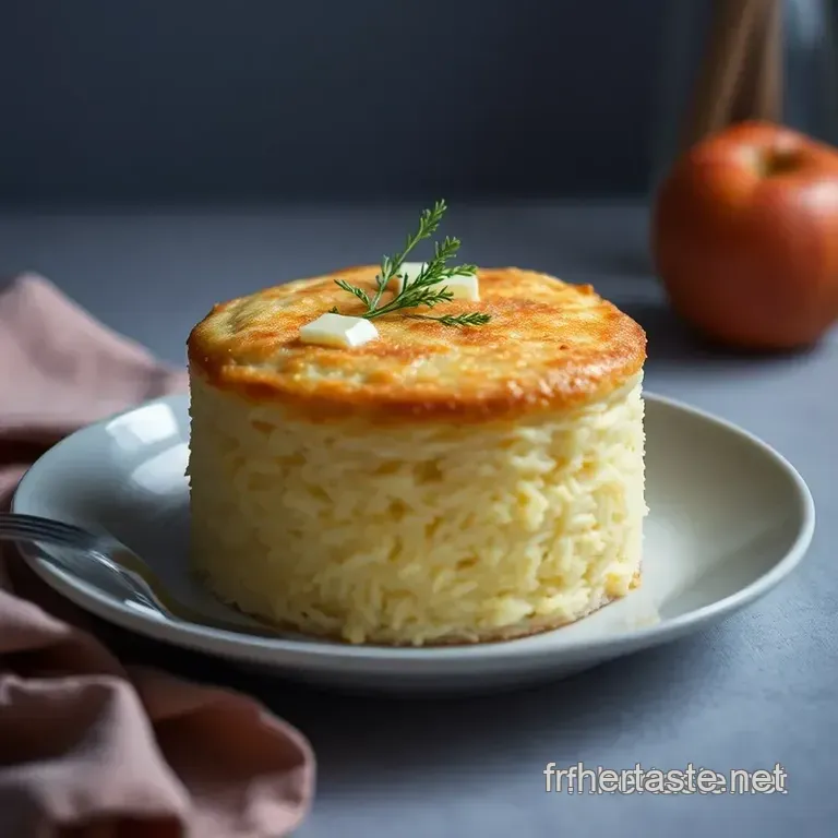 Riz Souffl&eacute; Savoureux : Un Voyage C&eacute;leste En Textures presentation