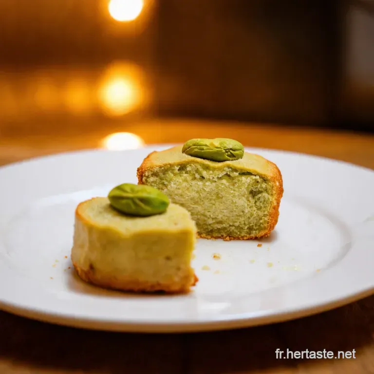 Roul&eacute; Pistache Kadayif L&eacute;vasion Duba&iuml;ote presentation