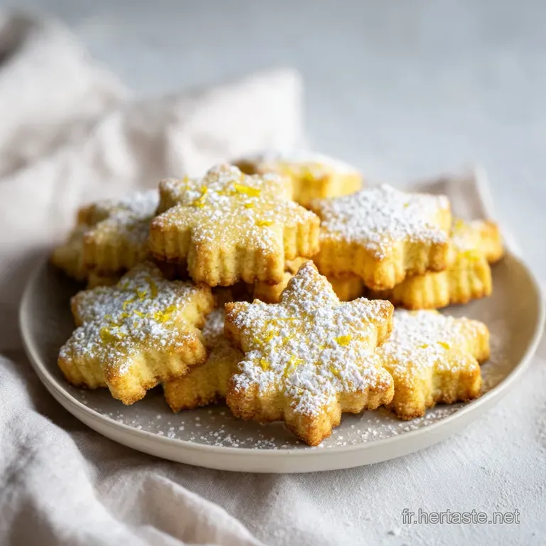 Sabl&eacute;s de No&euml;l Citron et &Eacute;pices Traditionnels
