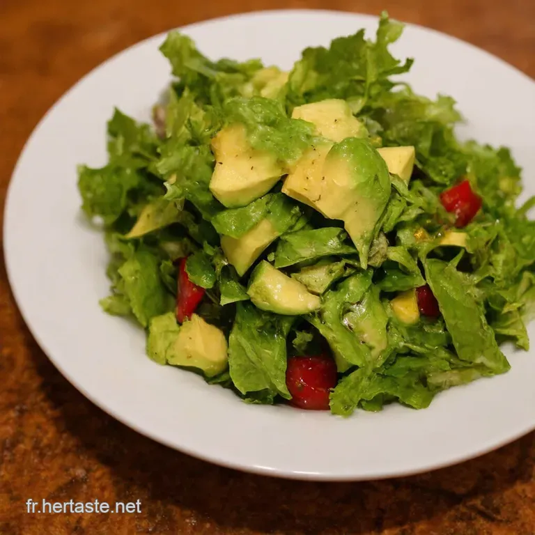 Salade C&eacute;sar Revisit&eacute;e Avocat Et Ma&iuml;s presentation