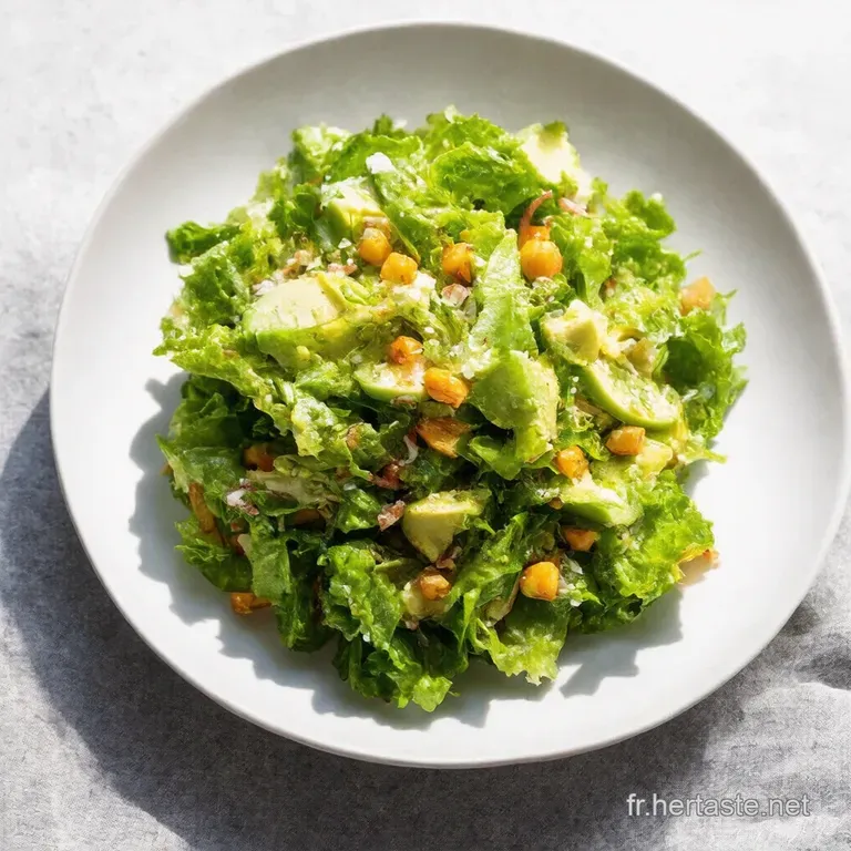 Salade C&eacute;sar Revisit&eacute;e Avocat et Ma&iuml;s