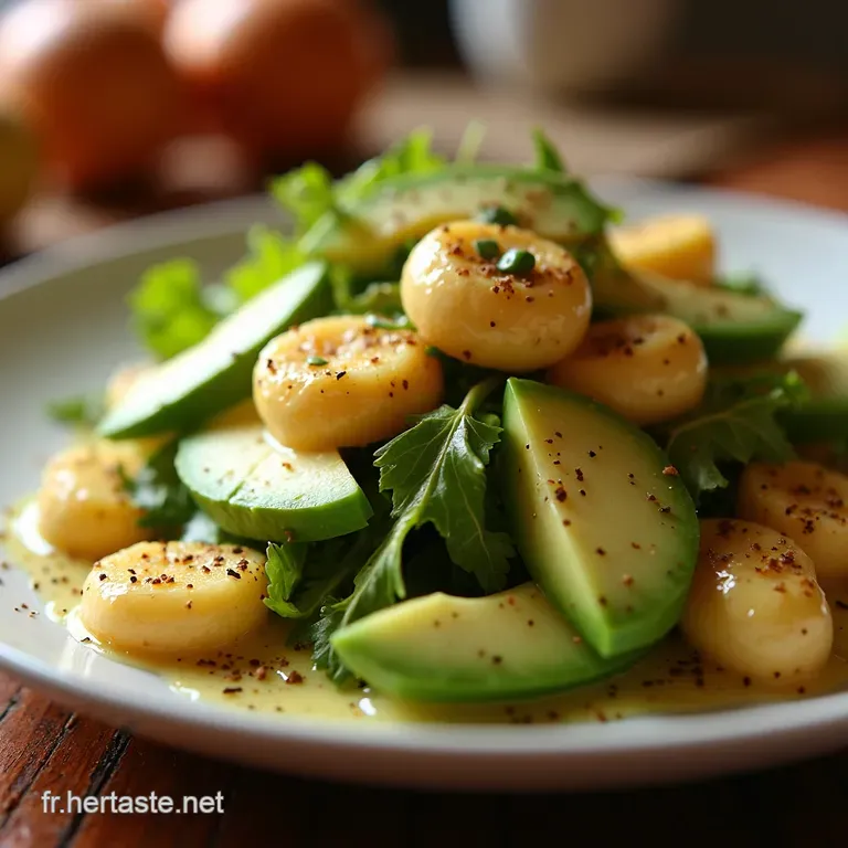 Salade Davocat Et Doeufs Un Classique Revisit&eacute; presentation