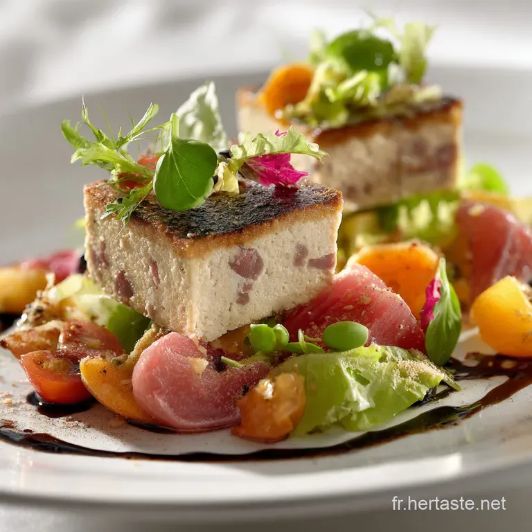 Salade de pte au tofu et fta : le classique estival revisit&eacute; au tofu grill&eacute;