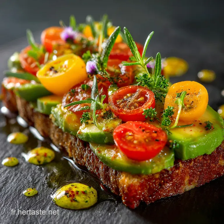 Salade Lyonnaise Revisit&eacute; Langue de B&oelig;uf Avocat et Vinaigrette Moutard&eacute;e