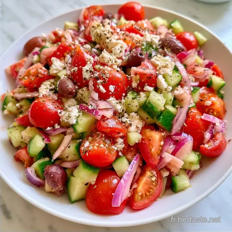 Salade M&eacute;diterran&eacute;enne L&eacute;g&egrave;re et Croquante