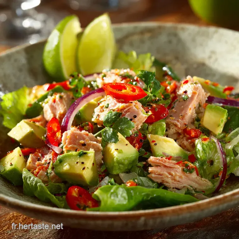Salade Mexicaine Au Thon L&eacute;g&egrave;re La Fra&icirc;cheur Baja Style Express presentation