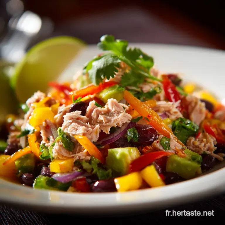 Salade Mexicaine au Thon L&eacute;g&egrave;re La fra&icirc;cheur Baja Style express
