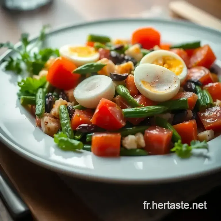 Salade Ni&ccedil;oise : L&rsquo;essence De La M&eacute;diterran&eacute;e Dans Une Assiette presentation