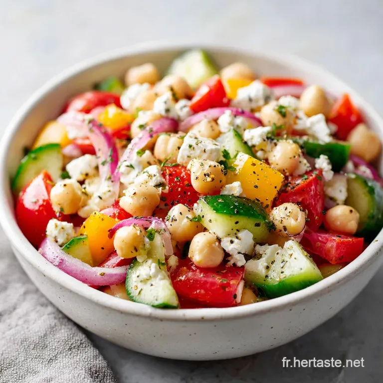 Salade Pois Chiches Grecque: &Eacute;quilibre M&eacute;diterran&eacute;en