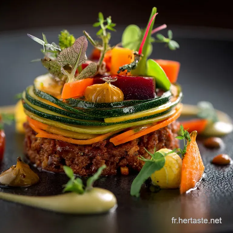 Samoussa Aux L&eacute;gumes Et &Agrave; La Viande Hach&eacute;e Le Tr&eacute;sor Croustillant presentation