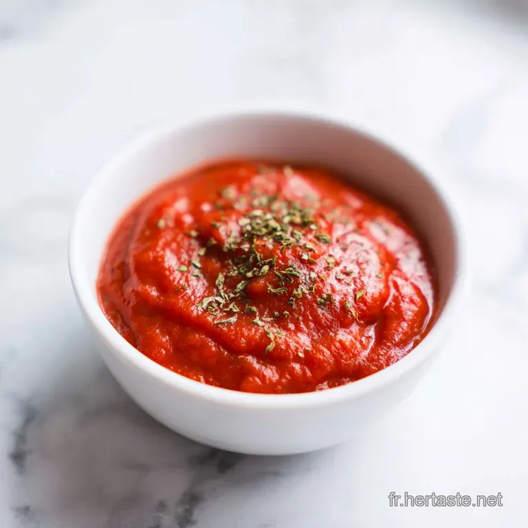 Sauce &Agrave; Pizza Maison: Velout&eacute;e et Nappante