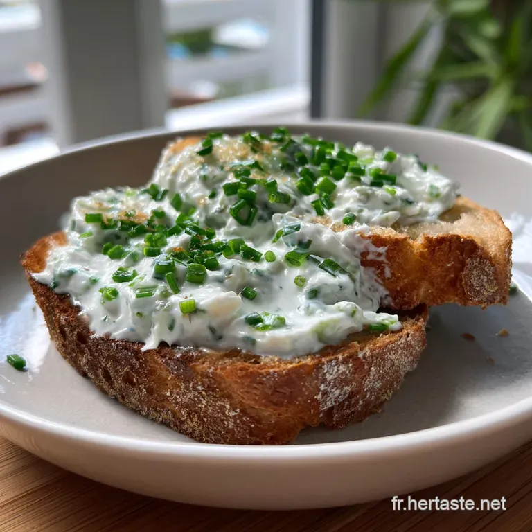 Sauce Fromage Blanc Ciboulette Plat Et : La Recette presentation