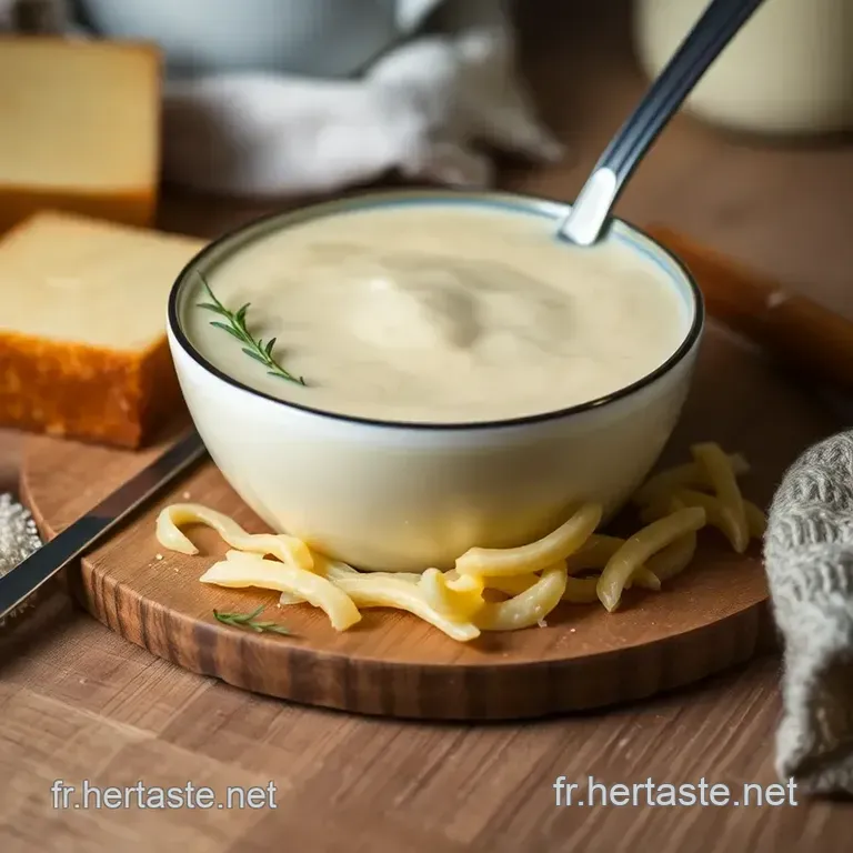 Sauce Fromag&egrave;re: La Velout&eacute; Cr&eacute;meuse Aux Fromages presentation