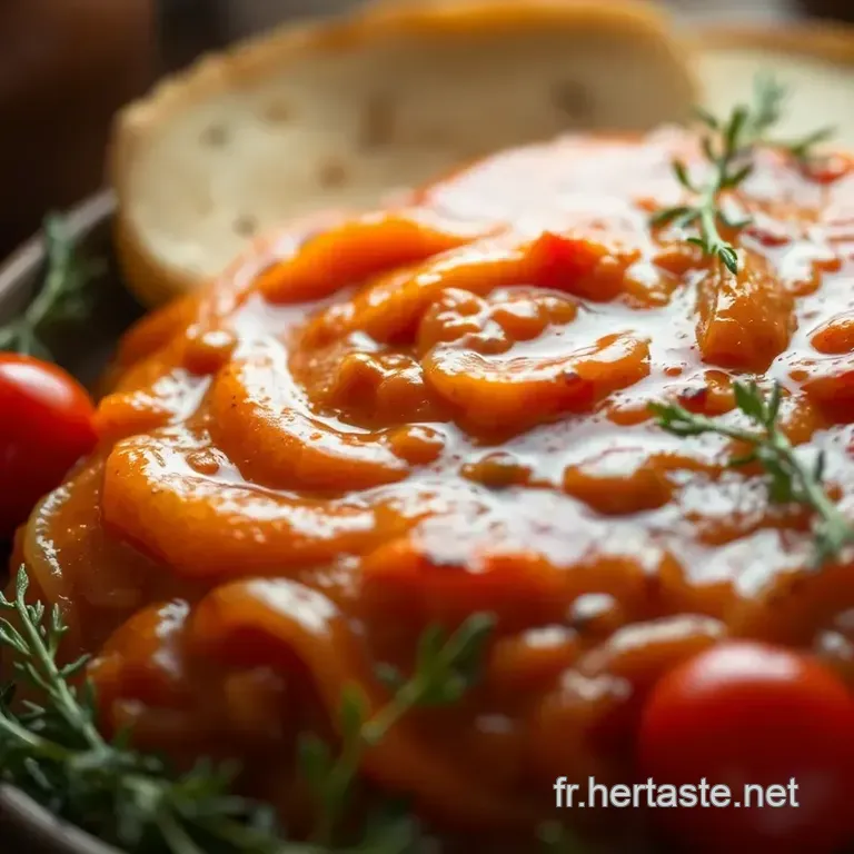 Sauce Piquante &Eacute;pic&eacute;e Pour Langue De B&oelig;uf presentation