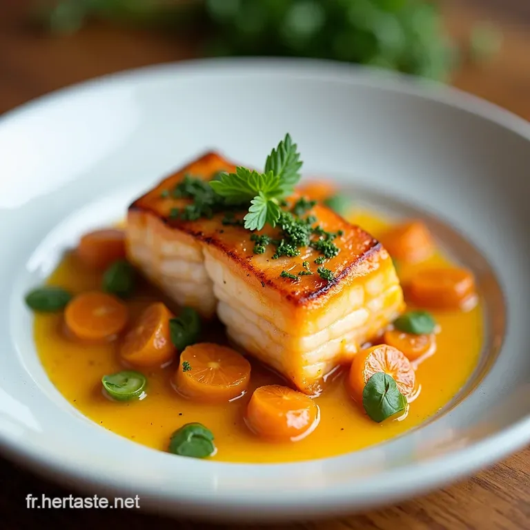 L&Eacute;quilibre de la M&eacute;diterran&eacute;e Pav&eacute; de Saumon AntiInflammatoire aux Agrumes et Curcuma