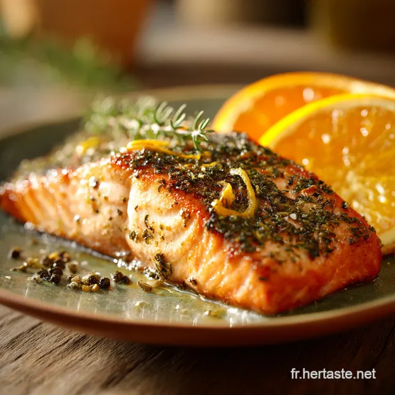 Saumon D&icirc;ner Faible En Calories Agrumes