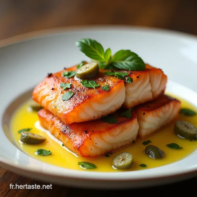 Pav&eacute;s de Saumon R&ocirc;tis Sauce Cr&egrave;me Velout&eacute;e aux &Eacute;pinards et Noix de Muscade