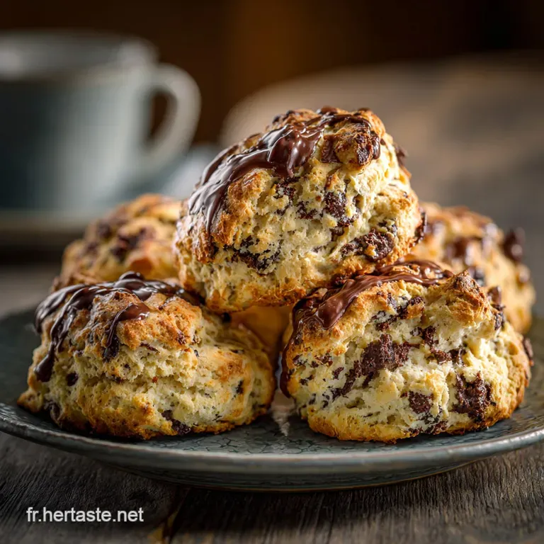 Scones Aux P&eacute;pites De Chocolat La Recette Ultral&eacute;g&egrave;re Et Facile Du Go&ucirc;ter presentation