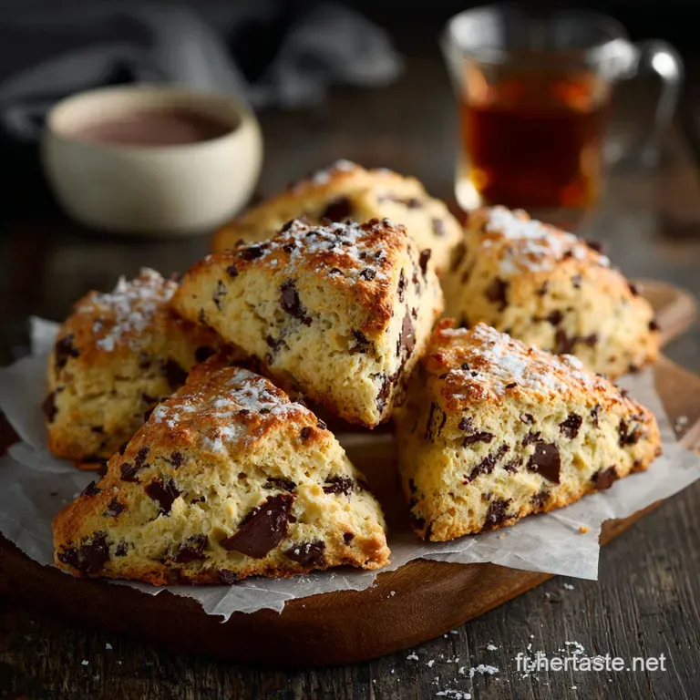 Scones aux p&eacute;pites de chocolat La recette ultral&eacute;g&egrave;re et facile du go&ucirc;ter