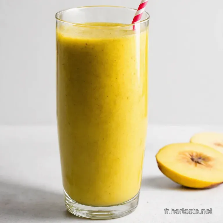 Smoothie Exotique Soleil MangueBanane le Petit D&eacute;jeuner Vitamin&eacute;