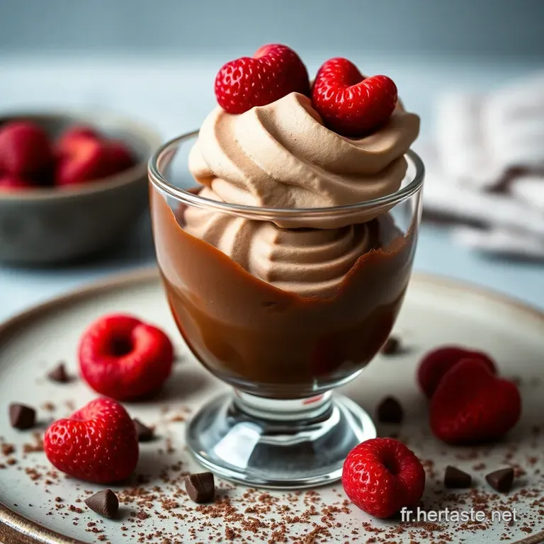 Sorbet Au Chocolat Intense: Le Sorbet Le Plus Chocolat&eacute; Que Vous Ferez Jamais! presentation