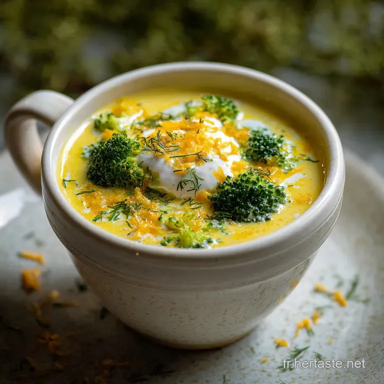 Soupe de Brocoli Cr&eacute;meuse Facile et R&eacute;confortante