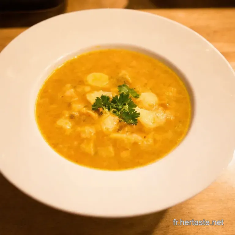 Soupe Paysanne R&eacute;confortante &Agrave; Moins De 5 presentation