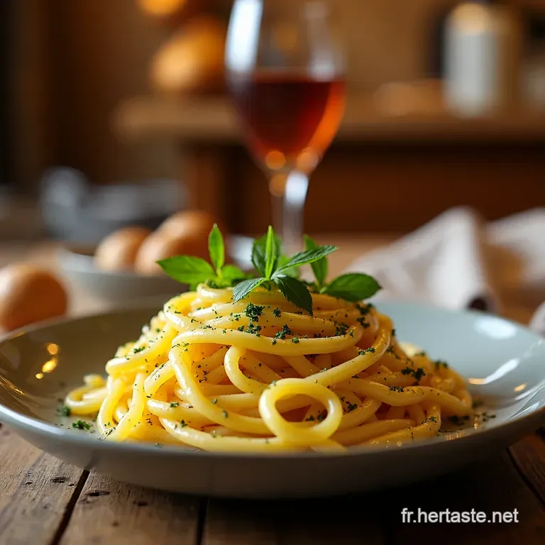 Spaghetti De Courge Gratin&eacute; Au Beurre Noisette Et &Agrave; La Sauge presentation