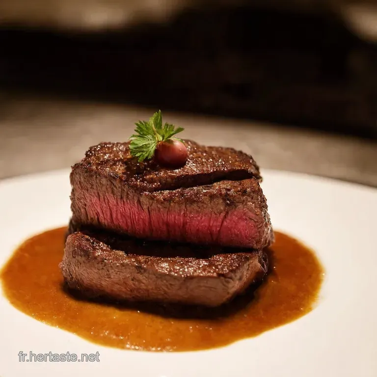Steak Hach&eacute; &Agrave; La Fran&ccedil;aise Classique Revisit&eacute; presentation