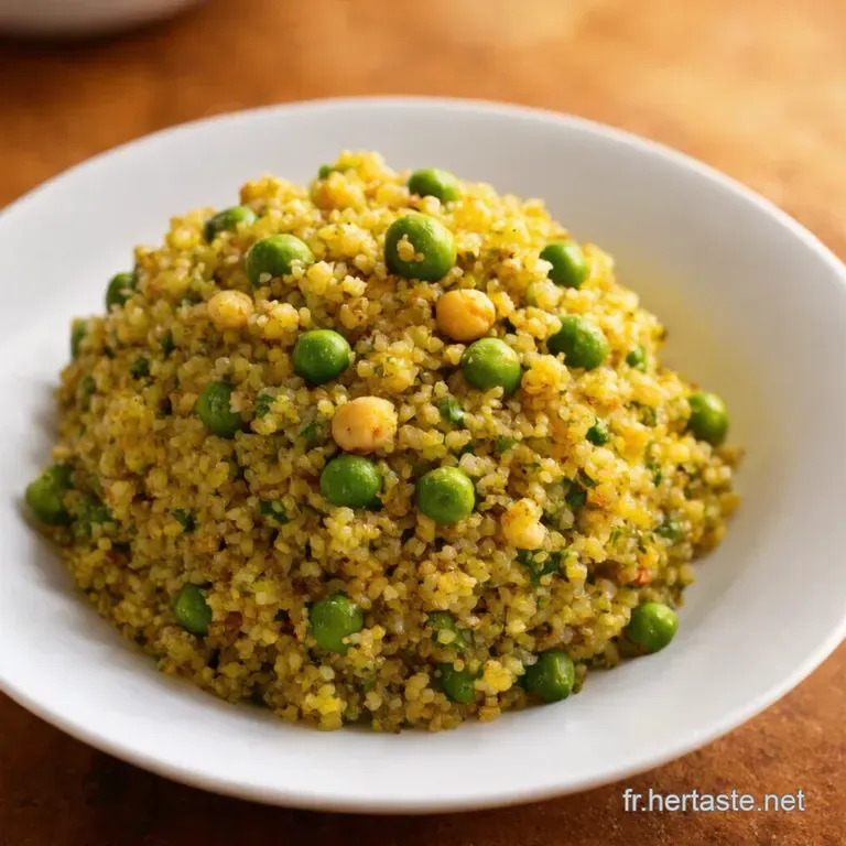 Taboul&eacute; De Quinoa Revigorant Aux Pois Chiches Et Menthe Fra&icirc;che presentation