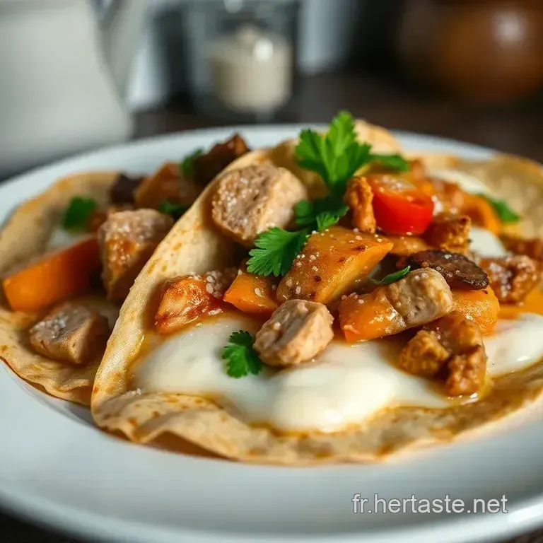 Tacos &agrave; la Fran&ccedil;aise: D&eacute;licieuses Cr&ecirc;pes Garnies