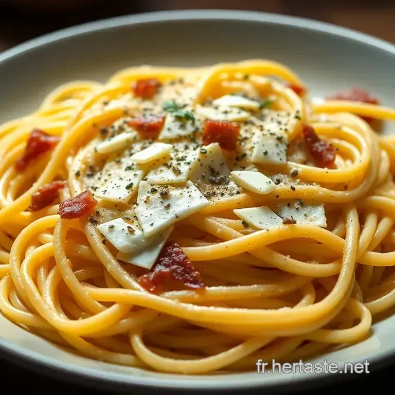 Tagliatelles Carbonara Authentiques