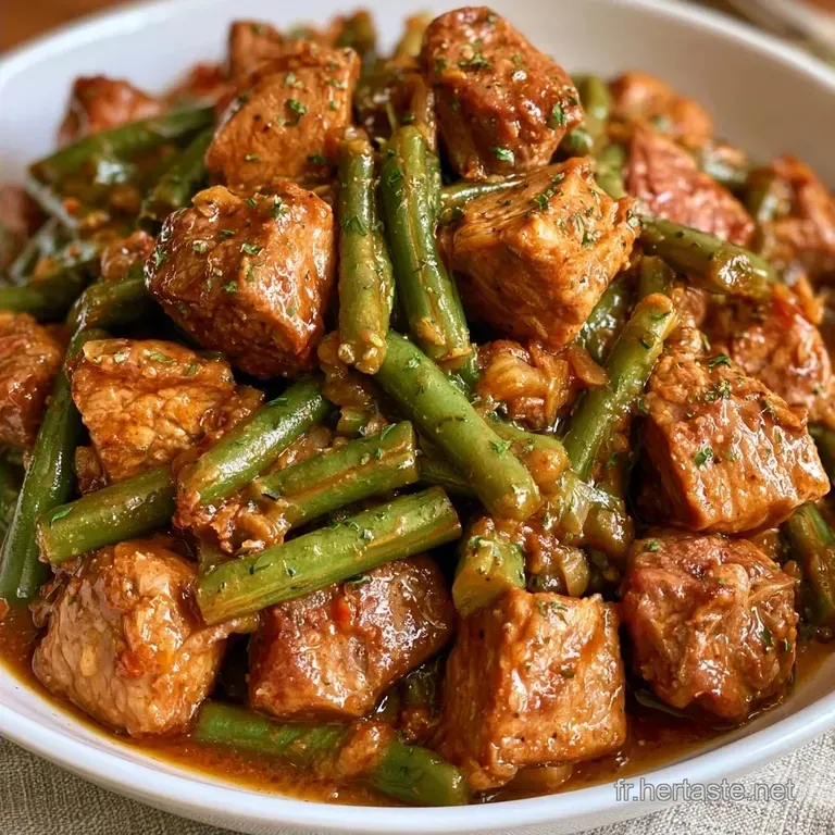 Tajine Agneau Haricots Verts au Collier d Agneau