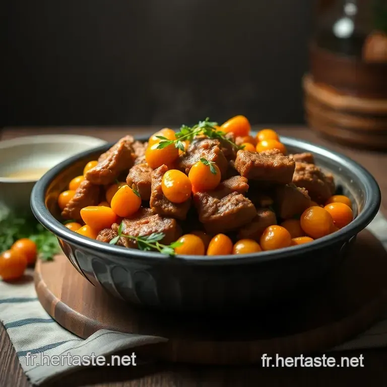 Tajine D agneau Aux Abricots : Un Voyage Au C&oelig;ur De La M&eacute;diterran&eacute;e presentation