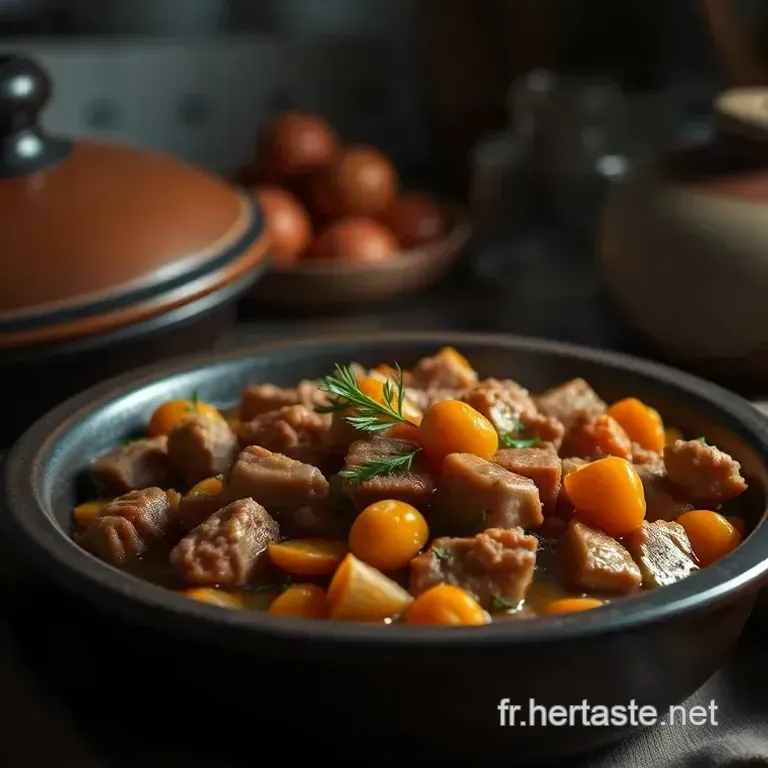 Tajine d Agneau aux Abricots : Un Voyage au C&oelig;ur de la M&eacute;diterran&eacute;e