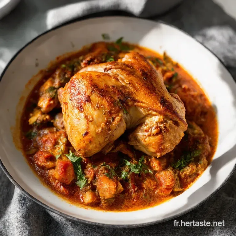 Tajine de Poulet aux Olives et Citrons Confits Facile