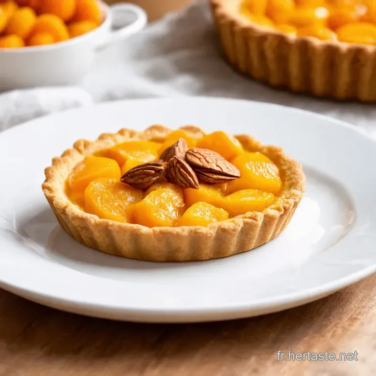 Tarte Amandine Aux Abricots a Taste of Summer Sunshine presentation