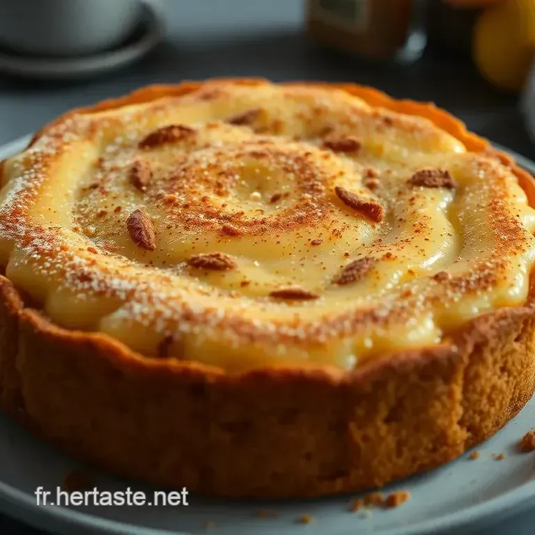 Tarte aux Pommes Caram&eacute;lis&eacute;es &agrave; la Normande