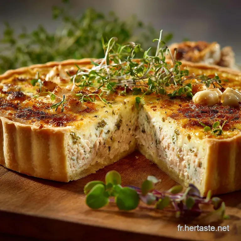 Tarte L&eacute;g&egrave;re Thon Moutarde La Version Onctueuse Et Saine 15 Min Prep presentation