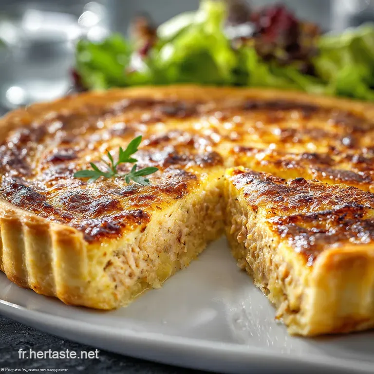 Tarte L&eacute;g&egrave;re Thon Moutarde La version onctueuse et saine 15 min prep
