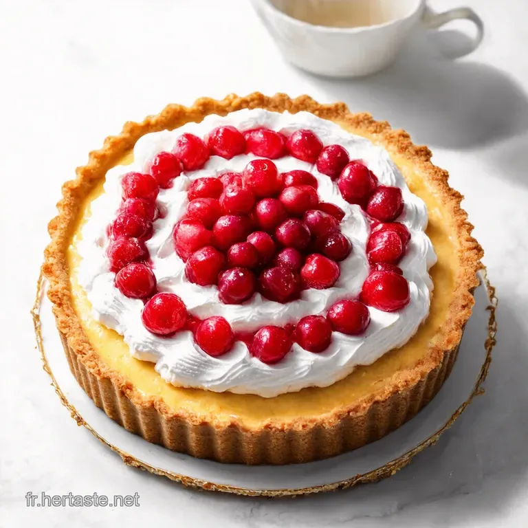 Tarte Meringu&eacute;e aux Cerises