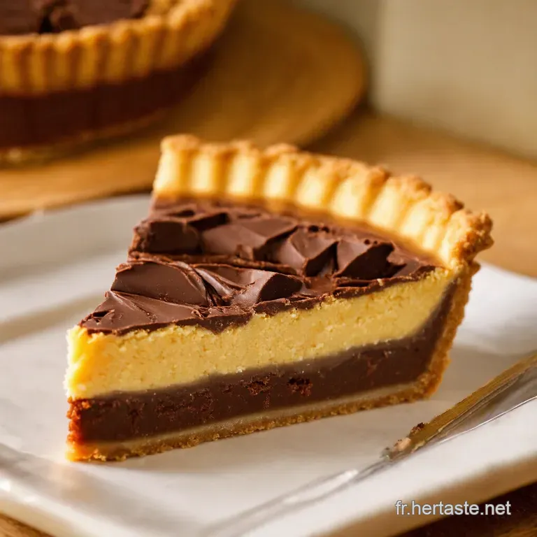 Tarte Renvers&eacute;e Snikers R&ecirc;ve Chocolat Cacahu&egrave;te presentation