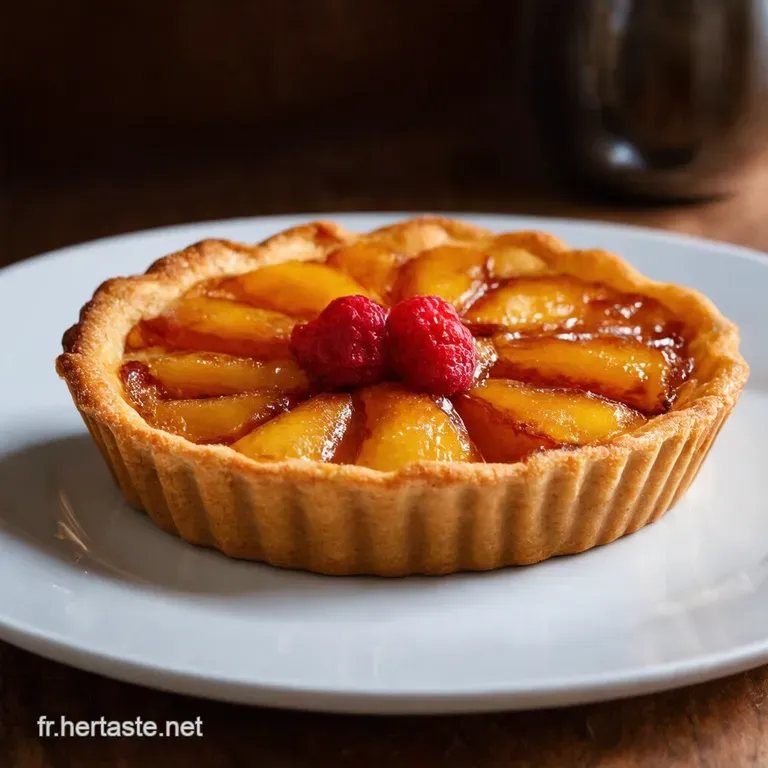 Tarte Tatin Moderne Pommes Amandes Express presentation