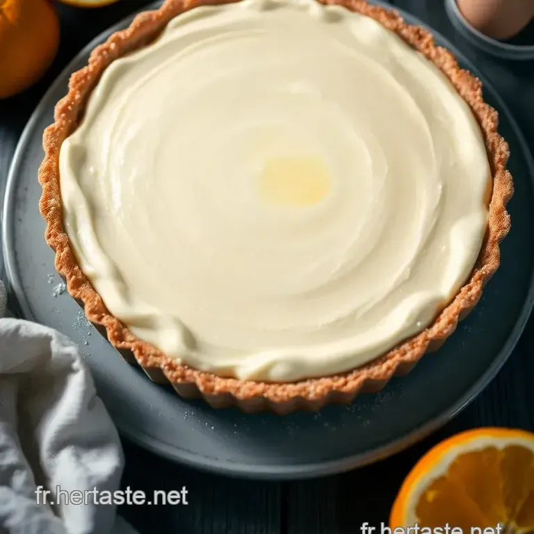 Tarte Trop&eacute;zienne: Douceur Ensoleill&eacute;e presentation