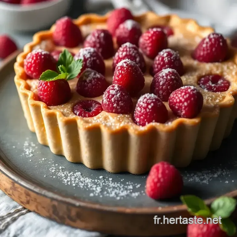 Tartelette Framboise: D&eacute;lice Frambois&eacute; &Eacute;clatant presentation
