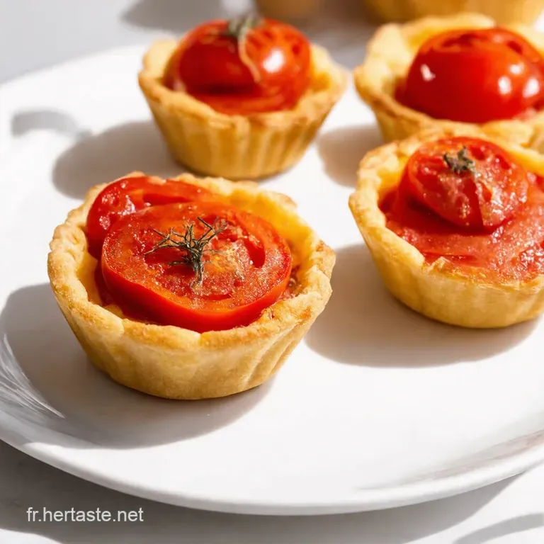 Tartelettes Soleil &agrave; la Tomate Basilic