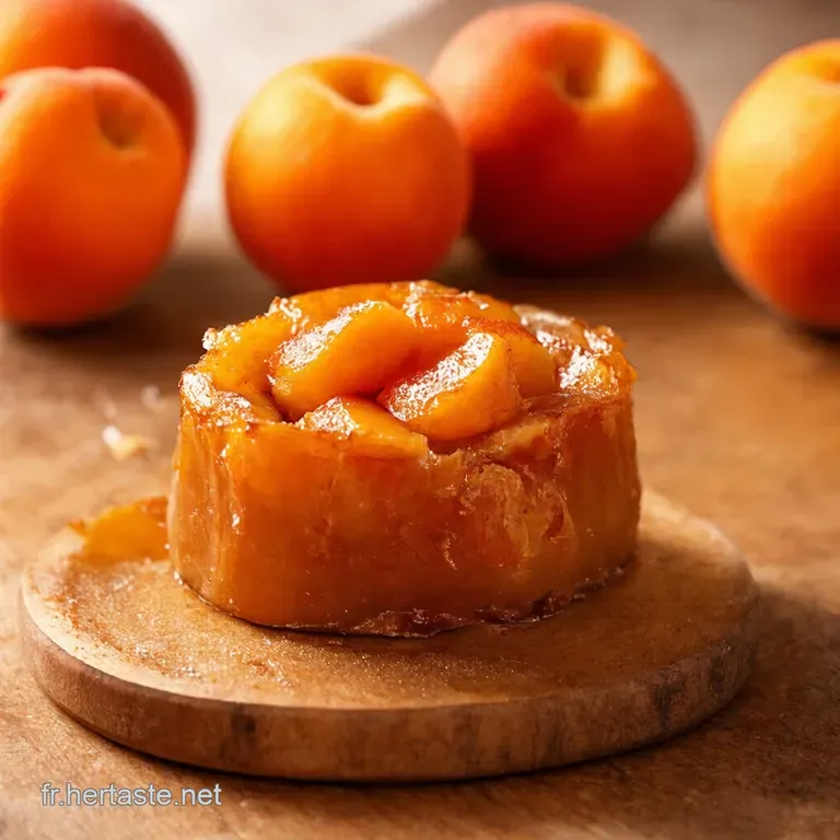 Tatin Cubique Aux Abricots presentation